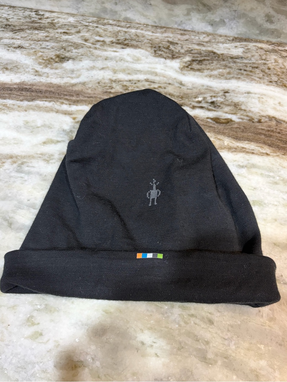 Smartwool Thermal Merino Reversible Cuffed Beanie - Black